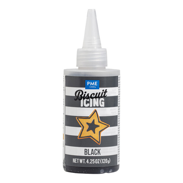 PME Cookie Icing &ndash; Schwarz 120 g