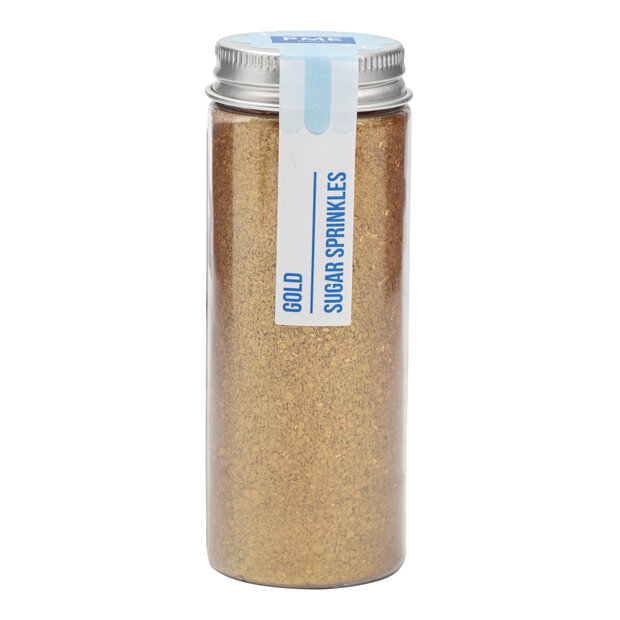 PME Cake Strooiselsuiker &ndash; Goud 112 g