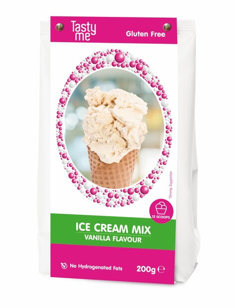 Tasty Me Pr&eacute;paration pour Glace Vanille 200 g &ndash; Sans Gluten