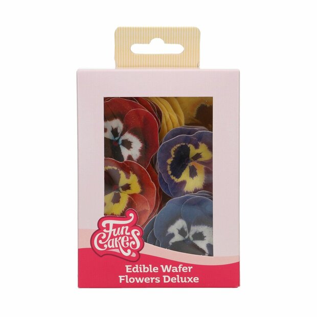 FunCakes Essbare Papierblumen Deluxe Veilchen Mix Small &ndash; 30 St&uuml;ck