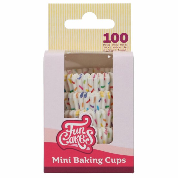 FunCakes Mini Baking Cups Sprinkles &ndash; pk/100