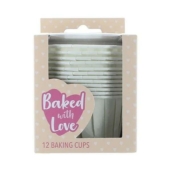 Culpitt Cupcake Cups Ivoor 50mm &ndash; 12 stuks
