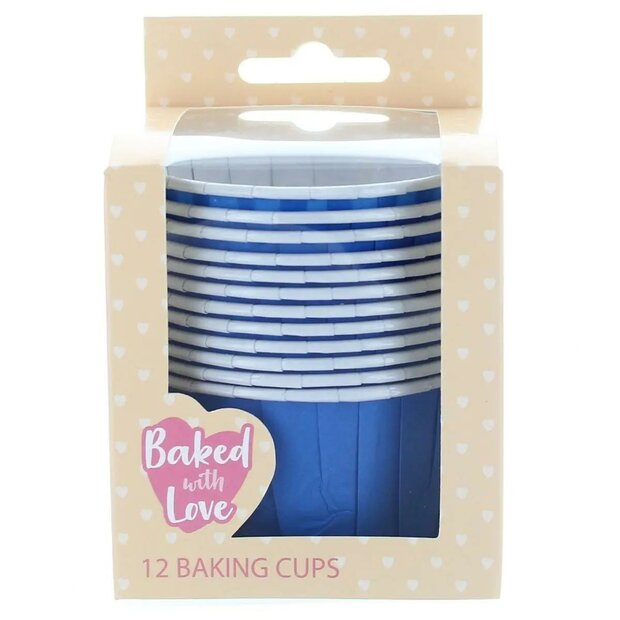 Culpitt Cupcake Vormpjes Blauw 50mm &ndash; 12 stuks