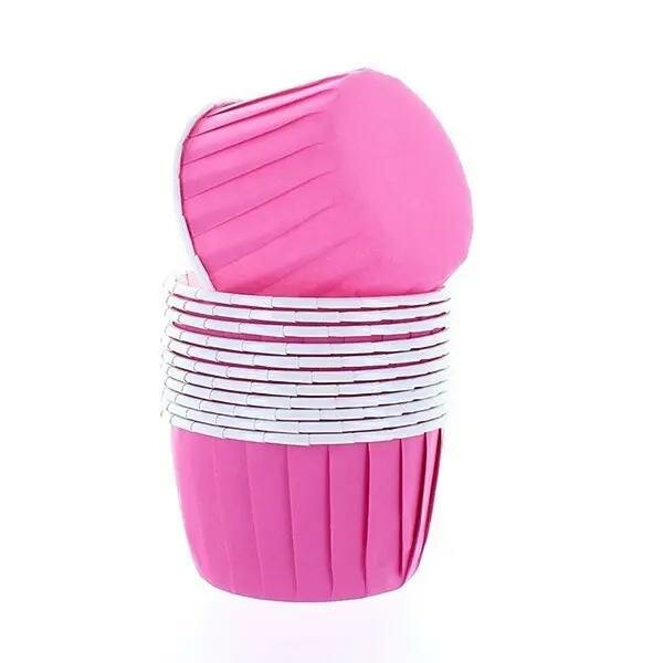 Culpitt Cupcake Vormpjes Donker Roze 50mm &ndash; 12 stuks