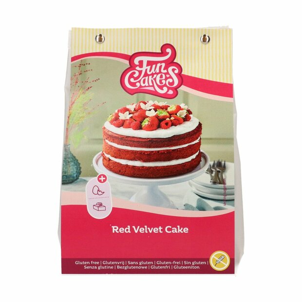 FunCakes Mix f&uuml;r Red Velvet Cake Gluten Frei 400g