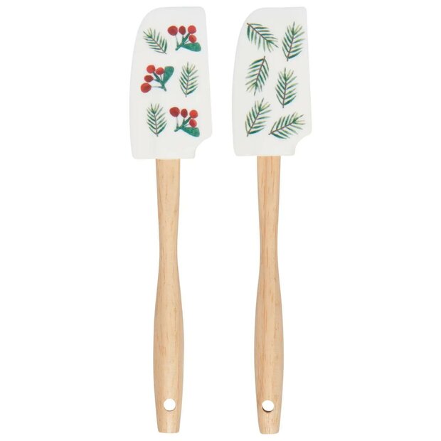 Danica Winterberry Mini Silikon‑Weihnachtsspatel Set/2