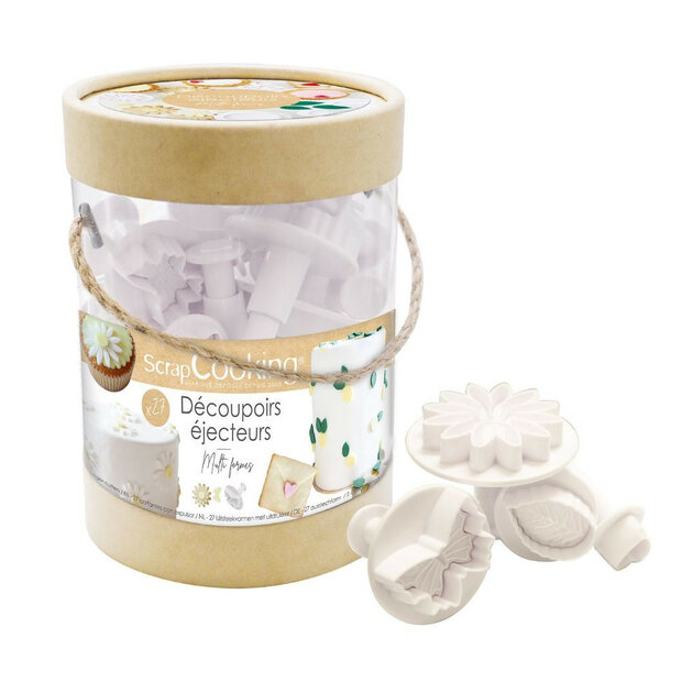 ScrapCooking Plunger-Ausstecher Adorable Shapes Set mit 27 St&uuml;ck