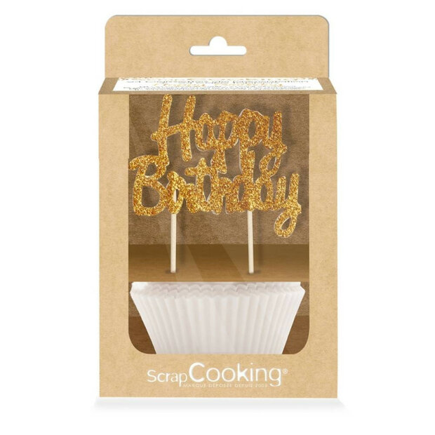 ScrapCooking Happy Birthday cupcake set/36