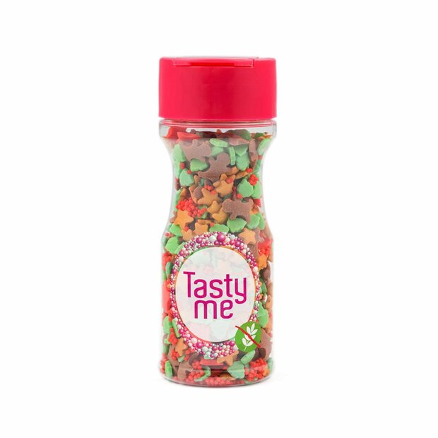 Tasty Me Sprinklemix Christmas Time 55 g &ndash; Glutenvrij