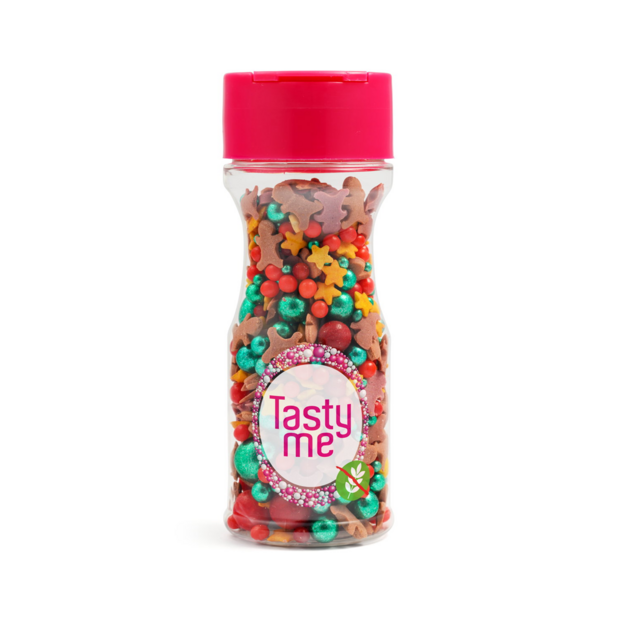 Tasty Me Sprinklemix X-Mas 60 g &ndash; Glutenvrij