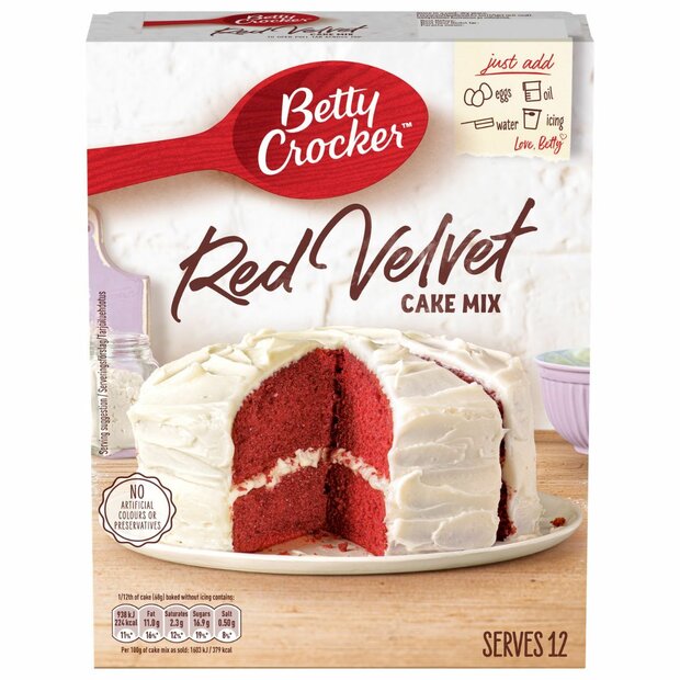 Betty Crocker Red Velvet Cake Mix 425g