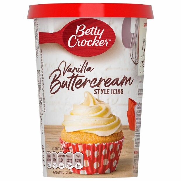 Betty Crocker Vanilla Buttercream Icing 400g