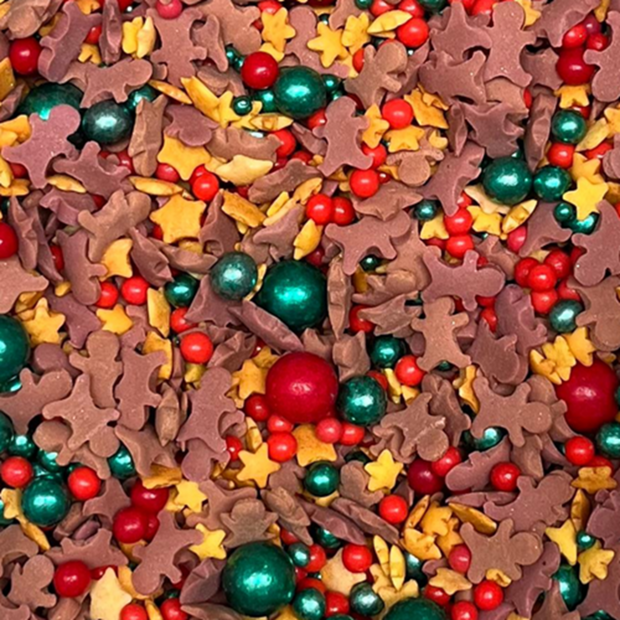 Tasty Me Sprinklemix X-Mas 60 g &ndash; Glutenvrij