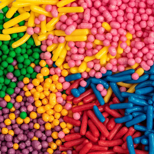 PME Sprinkles Assortiment (7) &ndash; Regenboog