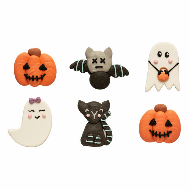 Decora Suikerdecoraties Halloween &ndash; Set/6
