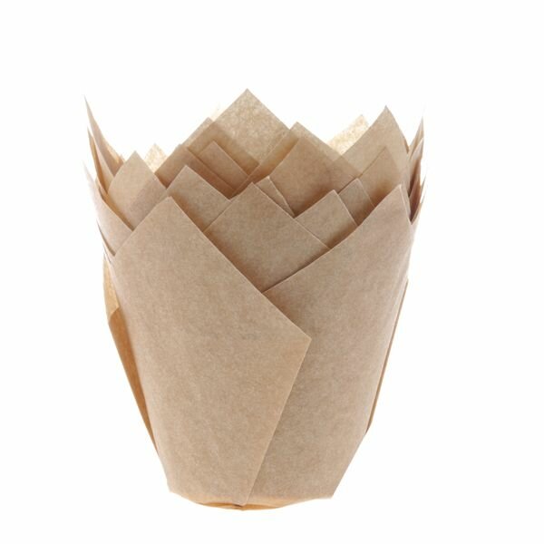 House of Marie Muffin Cups Tulp Kraft &ndash; 36 stuks