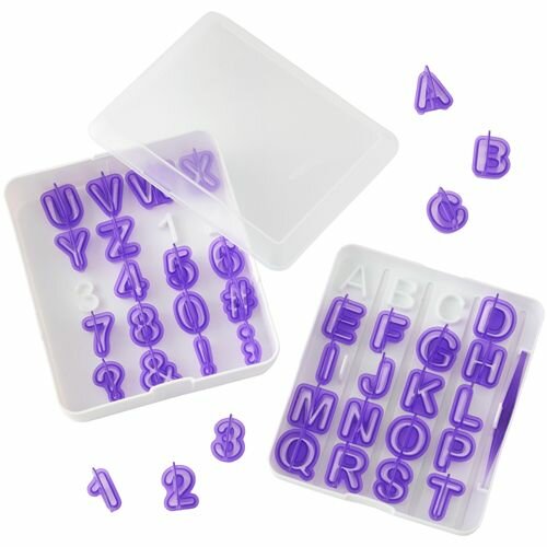 Wilton Cut-Outs Alphabet &amp; Numbers Set