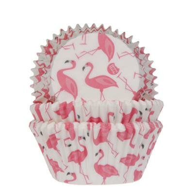 House of Marie Flamingo Baking Cups &ndash; 50 stuks