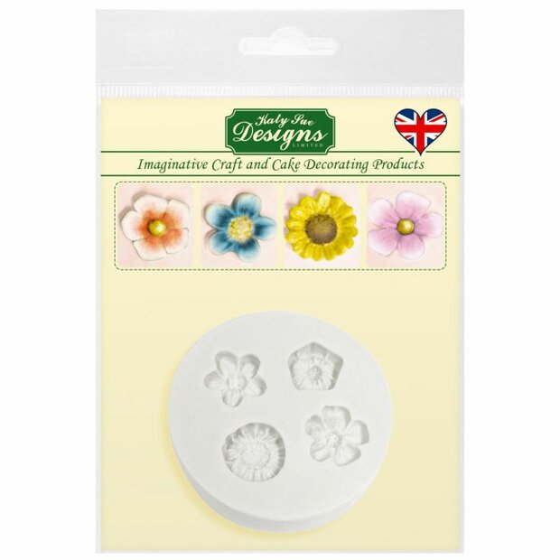 Katy Sue Silicone Mould &ndash; Little Flowers