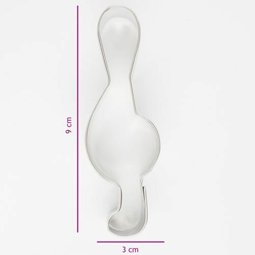 Cookie Cutter Music Key 9 cm
