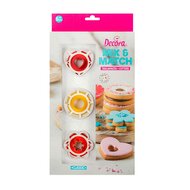 Decora Filled Cookies Classic Cutter Set/6