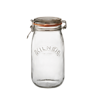 Kilner Round Glass Clip‑Top Jar &ndash; 1.5L