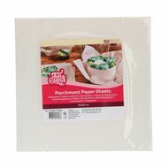 FunCakes Parchment Paper Sheets &ndash; 25&times;25 cm (50 pcs)