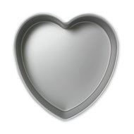 PME Heart‑Shaped Cake Pan, Aluminium (76 x 152 mm)
