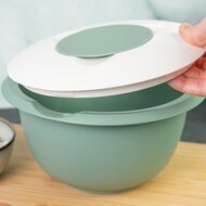 Westmark Mengkom met Tweedelig Deksel &ndash; 3,5 Liter &ndash; Mintgroen/Wit