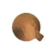 Gold/Black Cake Board with Tab &Oslash;6 cm &ndash; 25 pcs