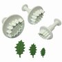 PME Veined Holly Leaf Plunger Cutters &ndash; Set/3