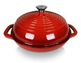 Allesken Verdeluxe Gietijzeren Broodbraadpan Rood 2,3 L