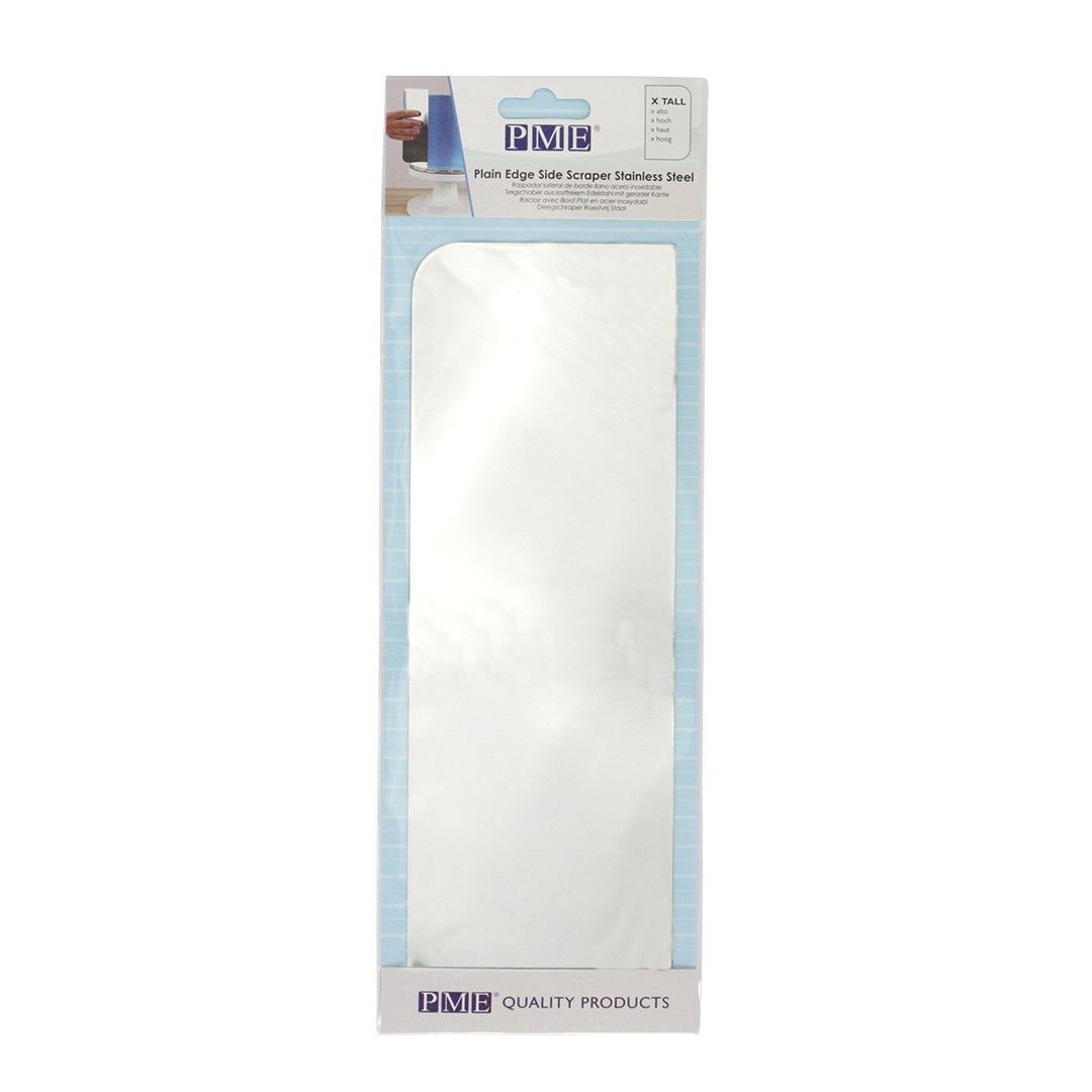 PME Extra Tall 10" Plain Edge Scraper Icing Buttercream Smoother Cake X-Tall 