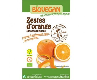 Sinaasappelschillen Geraspt Biologisch 9 gram
