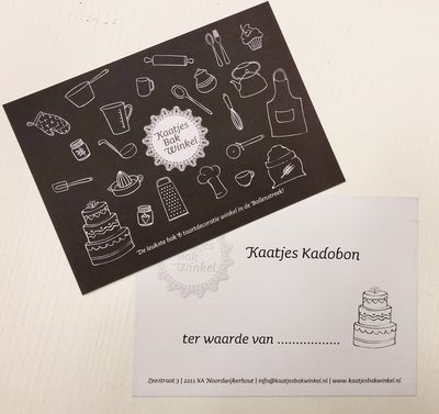 Cadeaubon van Kaatjes Bakwinkel