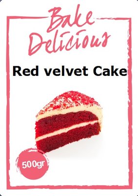 Bake Delicious Red Velvet Cake Mix 500g