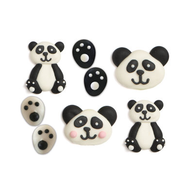 Decora Panda Sugar Decorations pk/8