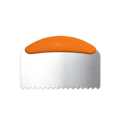 Decora Spatula RVS Wavy Blade 20cm