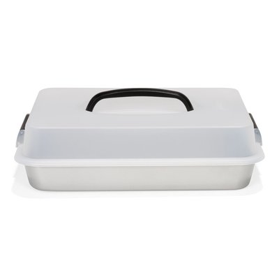 Patisse Silver-Top Bake and Roast Pan with Carrying Lid