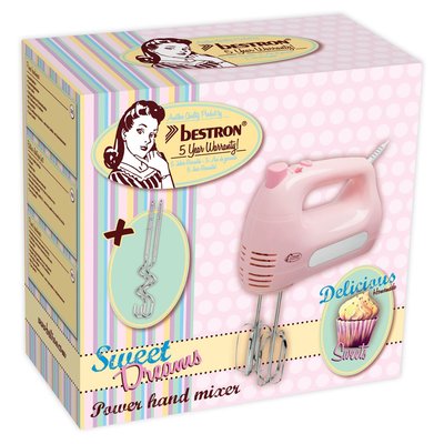 Bestron Sweet Dreams Roze Handmixer