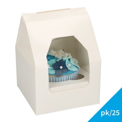 FunCakes Cupcake Doos 1 - Blanco pk/25