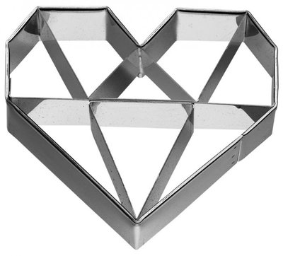 Birkmann Heart Diamond Cookie Cutter 6,5cm