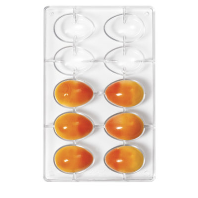 Decora Egg Chocolat Mold 30g, 10 Cavities 60 x 42mm