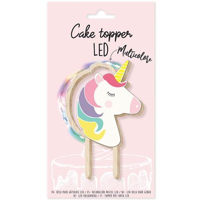 ScrapCooking Cake Topper Led Unicorn