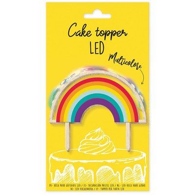 ScrapCooking Cake Topper Led Rainbow