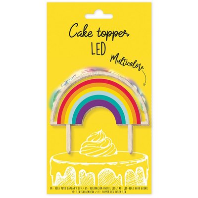 ScrapCooking Cake Topper Led Regenbogen