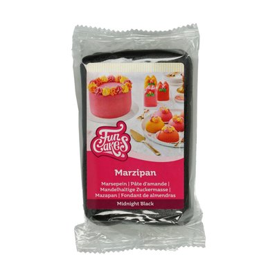 FunCakes Pâte d’amande Midnight Black 250g