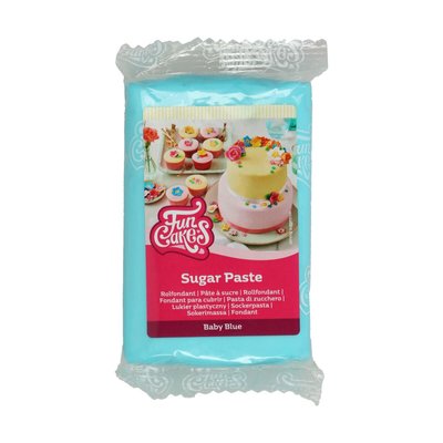 FunCakes Sugar Paste Baby Blue 250 g