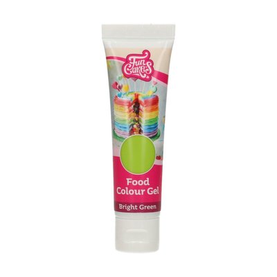 FunCakes Food  Colour Gel Bright Green 30g