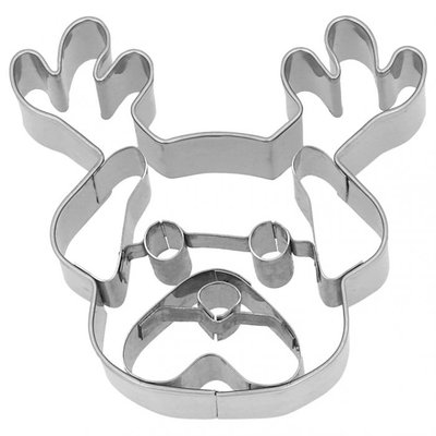 Birkmann Christmas Pug Cookie Cutter 7,5cm